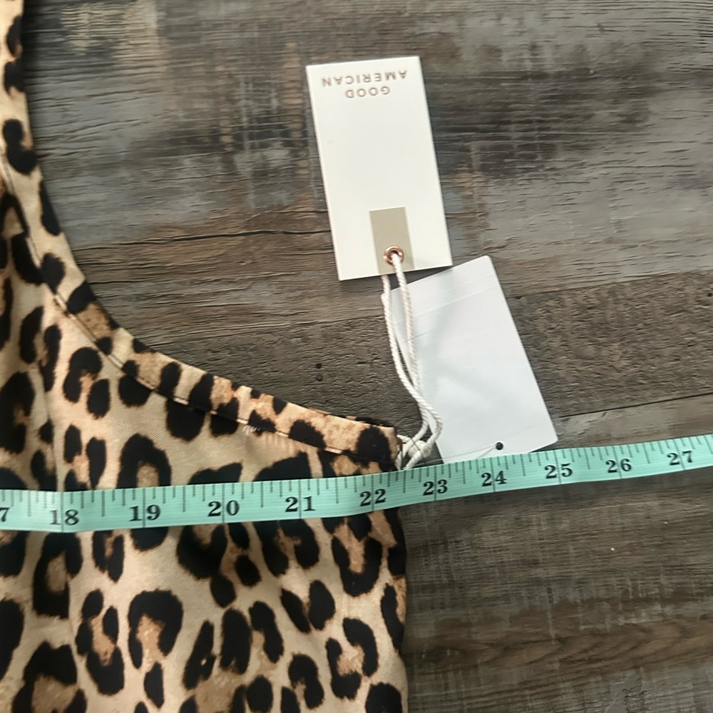 NWT Good American Leopard Print Tank Top Size 4 MSRP $70 - Picture 7 of 7